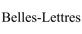 BELLES-LETTRES