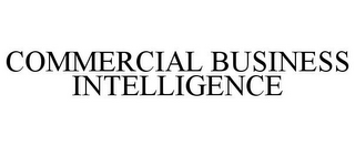 COMMERCIAL BUSINESS INTELLIGENCE