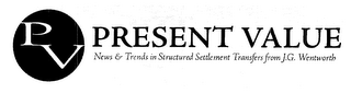 PV PRESENT VALUE NEWS & TRENDS IN STRUCTURED SETTLEMENT & ANNUITY TRANSFERS FROM J.G. WENTWORTH