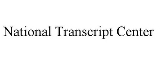 NATIONAL TRANSCRIPT CENTER