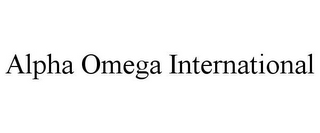 ALPHA OMEGA INTERNATIONAL