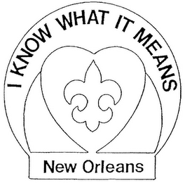 I KNOW WHAT IT MEANS NEW ORLEANS