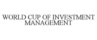 WORLD CUP OF INVESTMENT MANAGEMENT