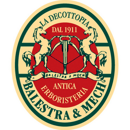 LA DECOTTOPIA BALESTRA & MECH DAL 1911 ANTICA ERBORISTERIA BALESTRA & MECH