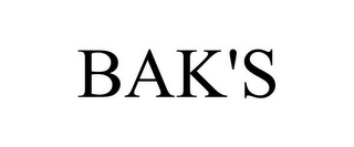 BAK'S