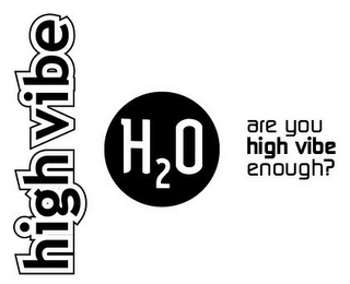 HIGH VIBE H2O ARE YOU HIGH VIBE ENOUGH?