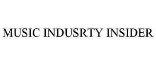 MUSIC INDUSTRY INSIDER