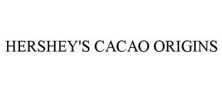 HERSHEY'S CACAO ORIGINS