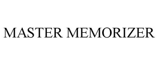 MASTER MEMORIZER