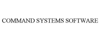 COMMAND SYSTEMS SOFTWARE