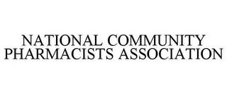 NATIONAL COMMUNITY PHARMACISTS ASSOCIATION