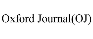 OXFORD JOURNAL(OJ)