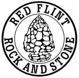 RED FLINT ROCK AND STONE