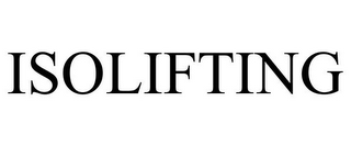 ISOLIFTING