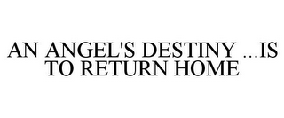 AN ANGEL'S DESTINY ...IS TO RETURN HOME