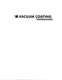 VACUUM COATING TECHNOLOGIES