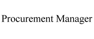 PROCUREMENT MANAGER