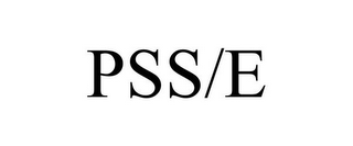 PSS/E