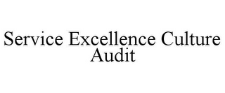 SERVICE EXCELLENCE CULTURE AUDIT