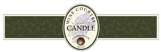 WINE COUNTRY SCENTED CANDLES  SUSQUEHANNA CANDLE EST. 2000