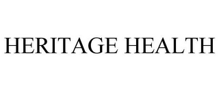 HERITAGE HEALTH