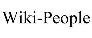 WIKI-PEOPLE