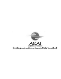 ACAI DISTRIBUTORSHIP SUPPLIER OF PRODUCTS THAT PROMOTE HEALING AND WELL BEING THROUGH AN ALLIANCE OF NATURE AND SELF