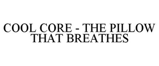 COOL CORE - THE PILLOW THAT BREATHES