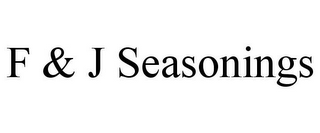 F & J SEASONINGS