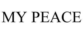 MY PEACE