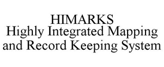 HIMARKS HIGHLY INTEGRATED MAPPING AND RECORD KEEPING SYSTEM