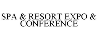 SPA & RESORT EXPO & CONFERENCE