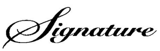 SIGNATURE