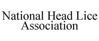 NATIONAL HEAD LICE ASSOCIATION