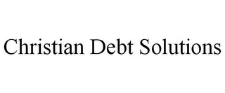 CHRISTIAN DEBT SOLUTIONS