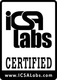 ICSA LABS CERTIFIED WWW.ICSALABS.COM