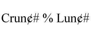 CRUN¢# % LUN¢#