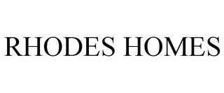 RHODES HOMES