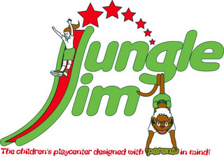 JUNGLE JIM THE CHILDREN'S PLAYCENTER DESIGNED WITH PARENTS IN MIND!