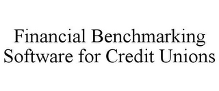 FINANCIAL BENCHMARKING SOFTWARE FOR CREDIT UNIONS