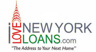 ILOVENEWYORKLOANS.COM "THE ADDRESS TO YOUR NEXT HOME"