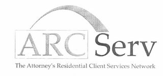 ARC SERV THE ATTORNEY'S RESIDENTIAL CLIENT SERVICES NETWORK