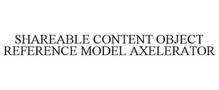 SHAREABLE CONTENT OBJECT REFERENCE MODEL AXELERATOR