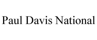 PAUL DAVIS NATIONAL