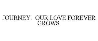 JOURNEY. OUR LOVE FOREVER GROWS.