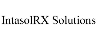 INTASOLRX SOLUTIONS