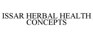 ISSAR HERBAL HEALTH CONCEPTS