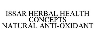 ISSAR HERBAL HEALTH CONCEPTS NATURAL ANTI-OXIDANT