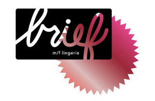 BRIEF M/F LINGERIE