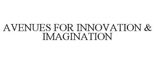 AVENUES FOR INNOVATION & IMAGINATION